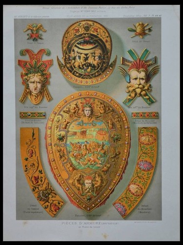Pieces armure xvie siecle - pieces,