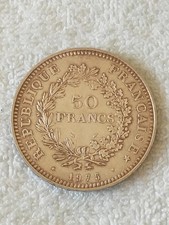 Pièce en argent - 50 francs Hercule - 1975