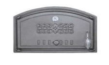 Porte En Fonte Pour Four À Pain Avec Thermomètre H1003, 490x280, DCH1T