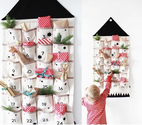 Calendrier avent mural en - de, l'avent