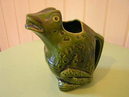 Ancien pichet grenouille - pichet,