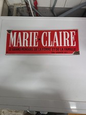 PLAQUE EMAILLEE MARIE CLAIRE