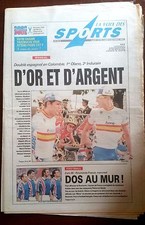 La voix des sports 9/10/1995; Doublé Espagnol au Mondial en Colombie, Olano, Ind