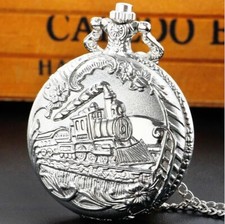 Montre gousset train ancien - montre,