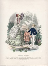 LOT DE 10 GRAVURES DE MODE PARIS ET LONDRES DONT 6 SUR BEAUX PAPIERS CIRCA 1900