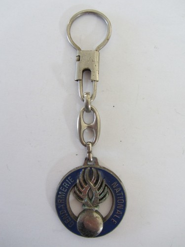 Porte clé métal émaillé