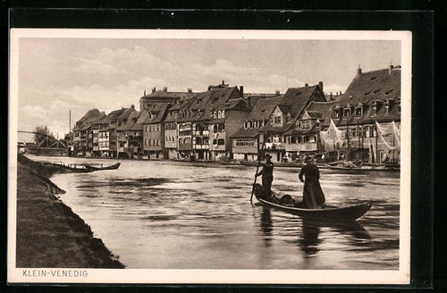 Bamberg trajet péniche - trajet,
