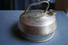 Bouilloire bouillotte ancienne en alu aluminium    vintage