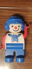 LEGO DUPLO CLOWN PILOTE BLEU ref 87
