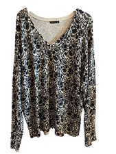 BREAL  pull col v noir et