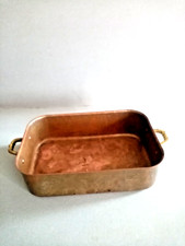 Plat en cuivre poids 900gr longueur 29cm largeur 20cm profondeur 8 cm bon état