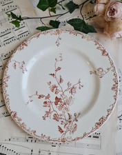 ANCIENNE ASSIETTE PLATE  TERRE