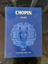 Partition Chopin Valses, Henry Lemoine 