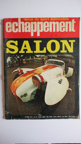 Echappement octobre 1970 - octobre,