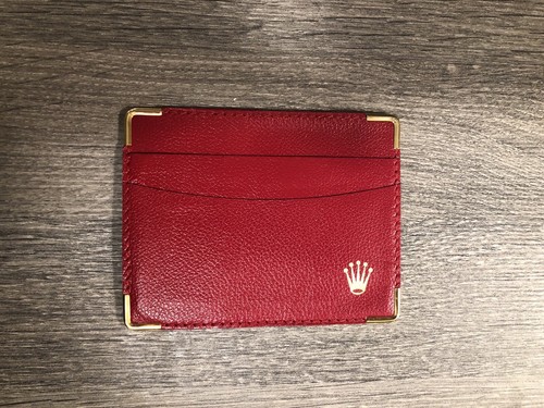 Porte carte rolex rouge - carte,