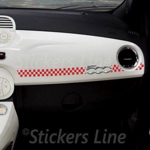 Autocollant fiat 500 échecs - fiat,