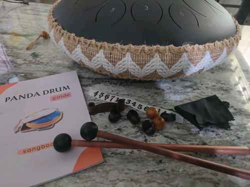 Steel tongue drum - drum, 15