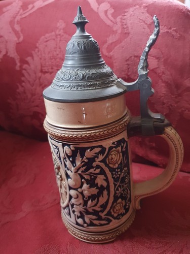 Chope bière avec couvercle - avec,