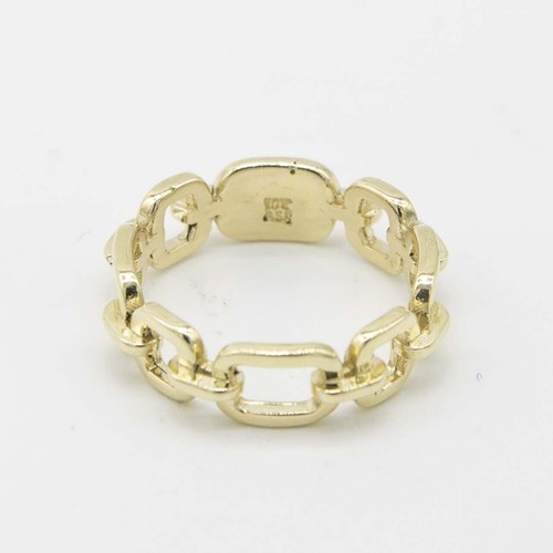 Bague chaîne brillante en - chaîne,