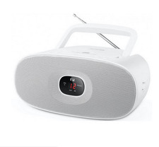 muse radio cd portable blanc md202rdw 