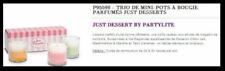 P95598 - Trio de mini-pots à bougie parfumés Just Desserts by Partylite