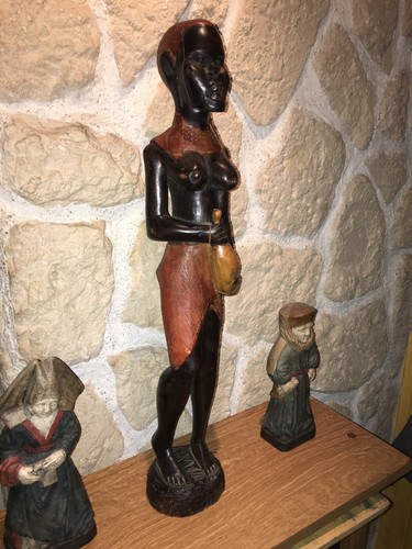 Statue afrique ethnique tribue - ethnique,