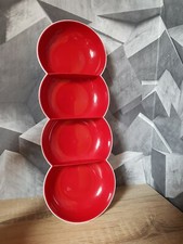 PLAT APÉRITIF APÉRO 4 COMPARTIMENTS GÂTEAUX SALÉS TUPPERWARE ALLEGRA