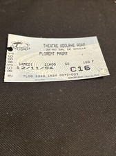 RARE / TICKET CONCERT LIVE -