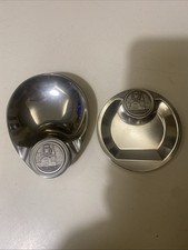 2 cendriers vide poches inox châtillon 