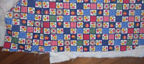 Chute tissu molletonné - molletonné, à