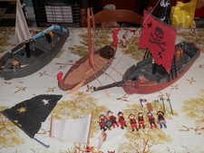 lot 3 Bateaux corsaire viking