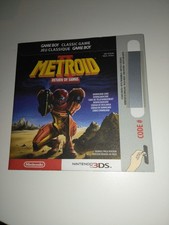 METROID II classic game code paper of METROID LEGACY 3ds nintendo collectible