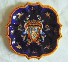 ASSIETTE FAIENCE DE GIEN RENAISSANCE