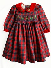 Christmas Dress in Tartan for