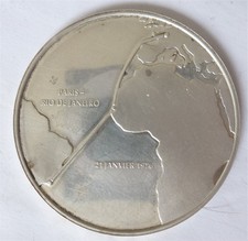 Janv. 1976- CONCORDE 1er vol supersonique PARIS - RIO de JANEIRO - Pièce Argent