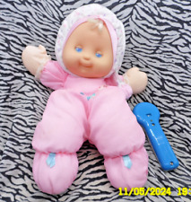 ? FISHER PRICE 1991 VINTAGE DOUDOU POUPEE PUFFALUMP ROSE LUMINEUSE VEILLEUSE