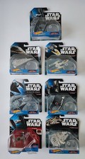 (neufs sous blister) Star Wars Hot Wheels Starships Lot de 7 vaisseaux