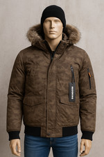 Blouson camouflage doudoune