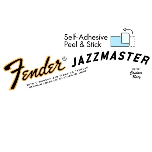 Guitares jazzmaster decal - jazzmaster,