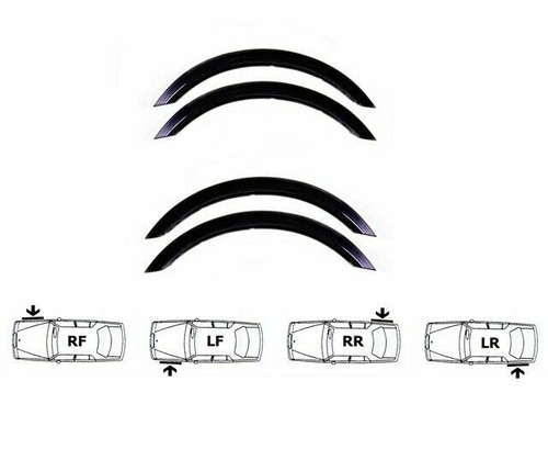 Noir mat extensions aile - mat,