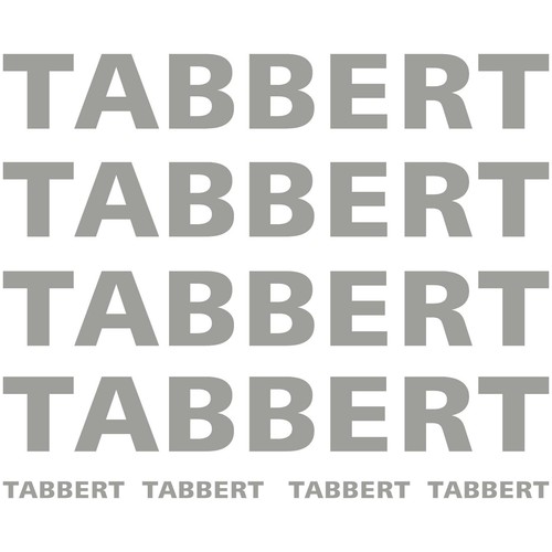 Tabbert autocollant sticker - l,