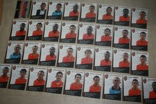 ensemble de 33 cartes * FC LORIENT - Les Merlus Saison  2011/2012