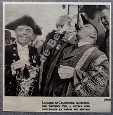 Document Photo Colchester saison huitres Maurice Pye  1933