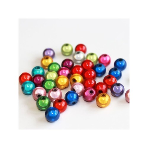 Perles 6mm mixte - mixte, miracle