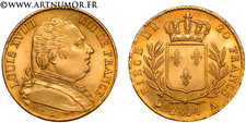 Louis XVIII - 20 Francs Or au