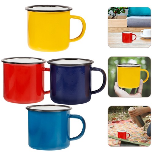 Tasses café émail - tasses,