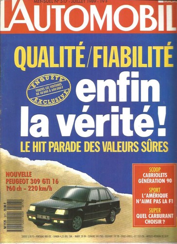 Automobile magazine 517 - l'automobile, n°517