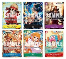 One Piece Collab McDonald’s 2025 – Pack Promo Japonais Scellé (6 cartes)