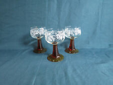 3 verres à vin blanc sarments