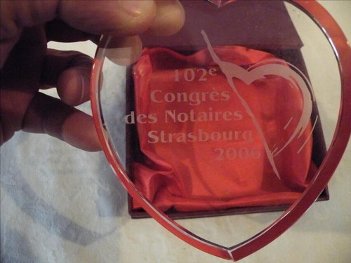 Rare presse papier coeur - presse,